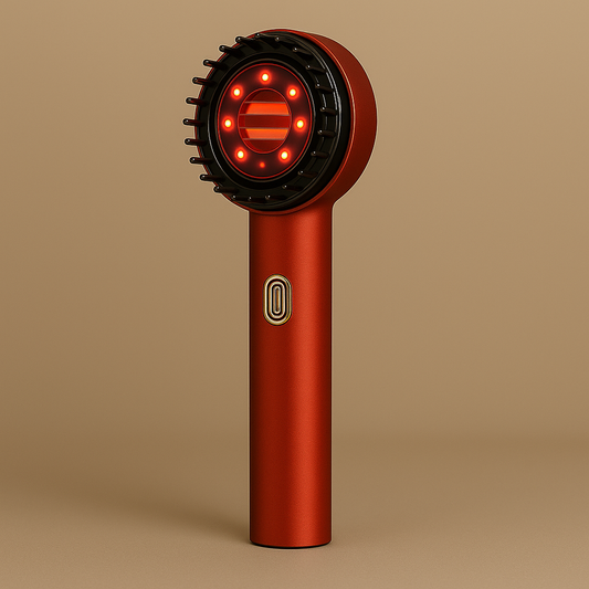 3-in-1 LED Massaging Hair Brush with Oil Infuser